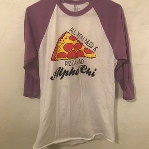 Alpha Chi Omega half-sleeve T-shirt